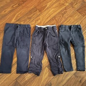 Set of 3 boys Zara and Splendid pants- size 3/4